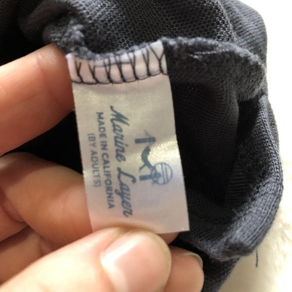 Marine layer Pique active Polo Shirt men's size medium - Picture 9 of 10